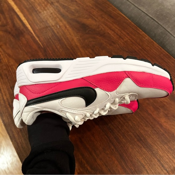 Nike Air Force 1 AF1 white shoes sneakers court white pink black worn once 6 W - Picture 13 of 13